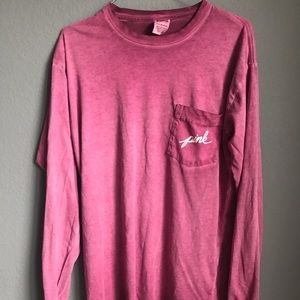 OVERSIZED PINK TEE
